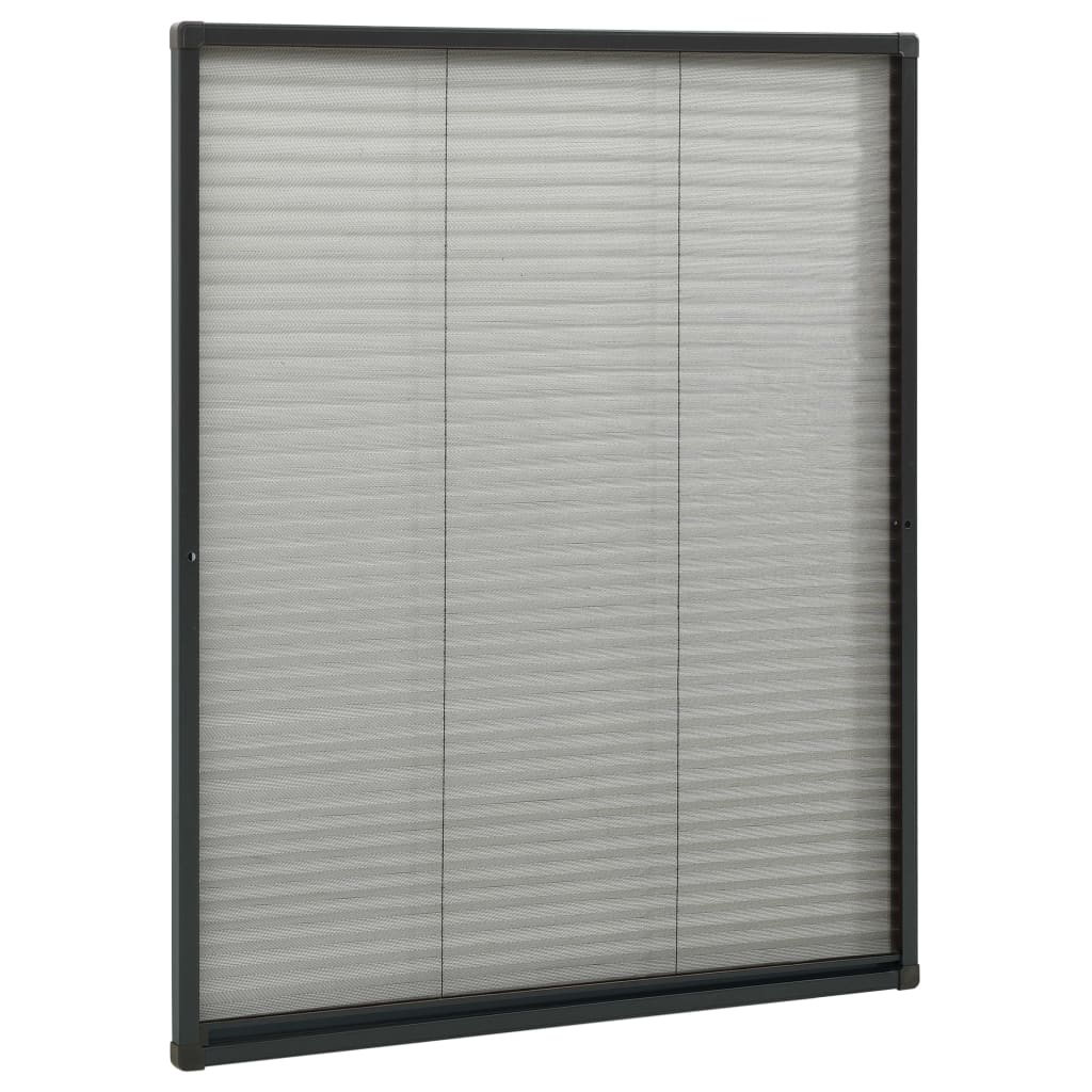 Vidaxl Raamhor Plissé 80x100 cm aluminium