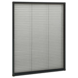 Vidaxl Raamhor Plissé 80x100 cm aluminium