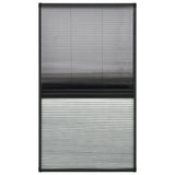 Vidaxl raamhor plissé met verduistering 80x160 cm aluminium