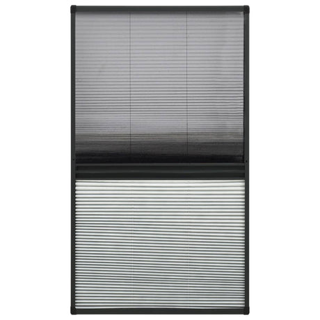 Vidaxl raamhor plissé met verduistering 80x160 cm aluminium