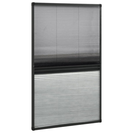 Vidaxl raamhor plissé met verduistering 80x160 cm aluminium