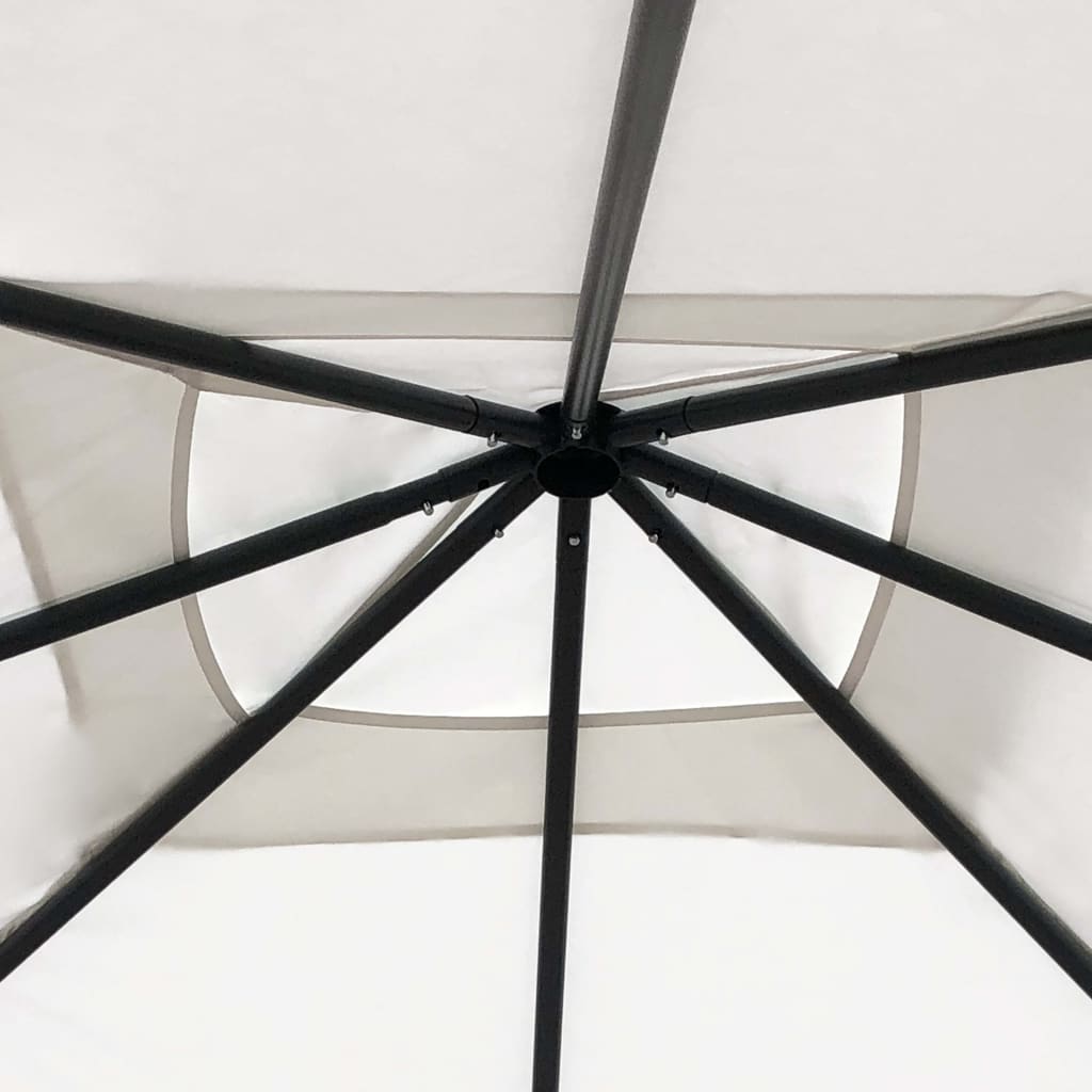 Vidaxl Arbor 160 g m² 3x3x2,6 m creme -farvet