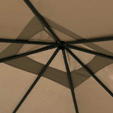 Vidaxl Arbor 160 g m² 3x3x2,6 m taupe