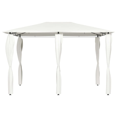 Vidaxl Arbor med stang dækker 160 g m² 3x4x2,6 m fløde -farvet