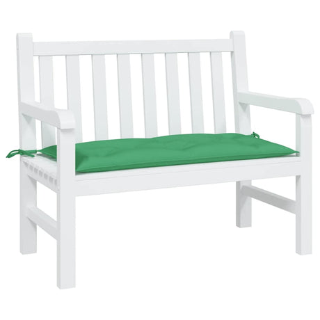 Vidaxl Garden Bench Pushion 100x50x7 cm Oxford Stof grøn
