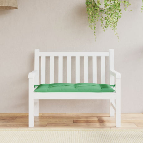 Vidaxl Garden Bench Pushion 100x50x7 cm Oxford Stof grøn
