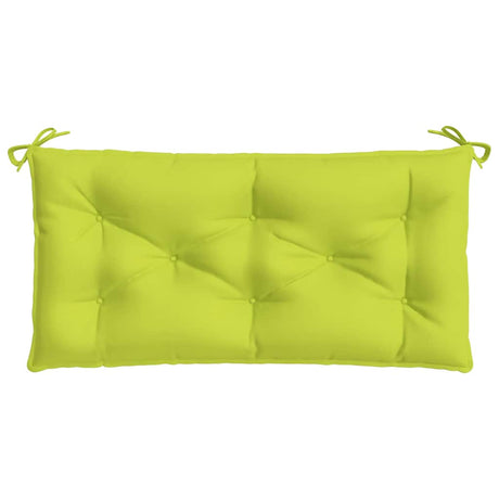 Vidaxl Garden Bench Pushion 100x50x7 cm Oxford Stof Clear Green