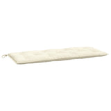 Vidaxl Garden Bench Pushion 120x50x7 cm Oxford Fabric Crème Farvet