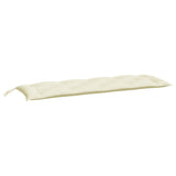 Vidaxl Garden Bench Pushion 150x50x7 cm Oxford Fabric Crèmewit
