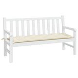 Vidaxl Garden Bench Pushion 150x50x7 cm Oxford Fabric Crèmewit