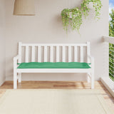 Vidaxl Garden Bench Pushion 150x50x7 cm Oxford Fabric Green
