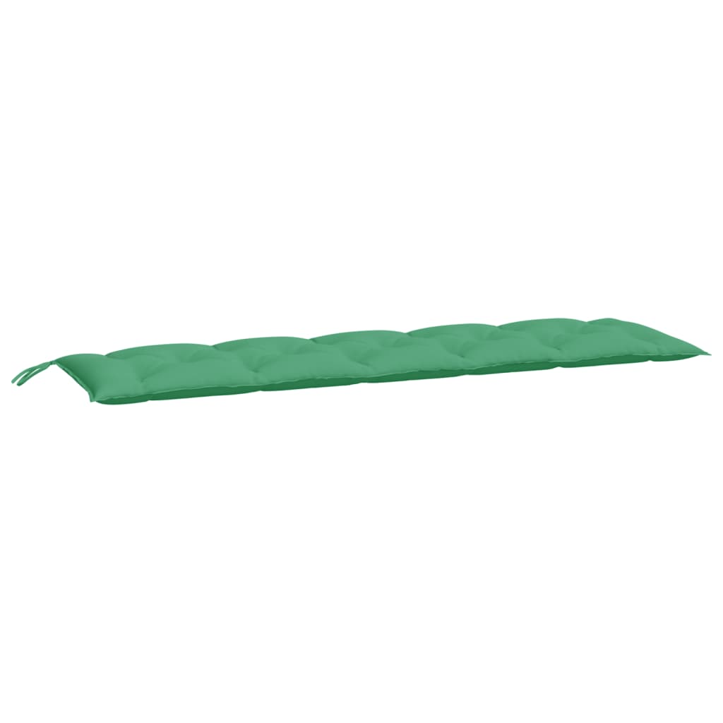 Vidaxl Garden Bench Pushion 180x50x7 cm Oxford Fabric Green
