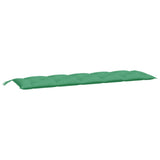 Vidaxl Garden Bench Pushion 180x50x7 cm Oxford Fabric Green