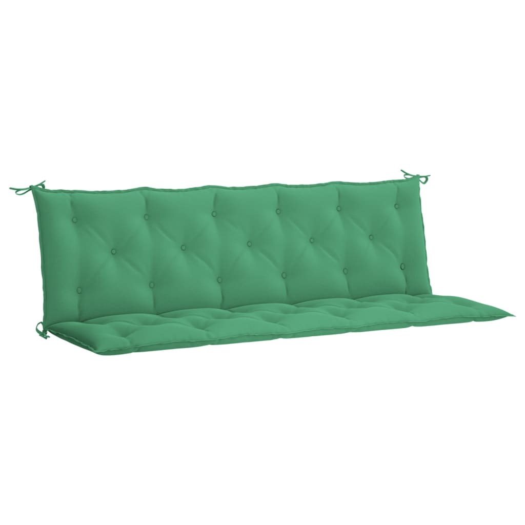 Vidaxl Garden Bench Pushion 180x (50+50) X7 cm Oxford Stof grøn