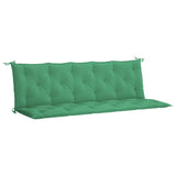 Vidaxl Garden Bench Pushion 180x (50+50) X7 cm Oxford Stof grøn