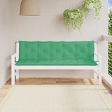 Vidaxl Garden Bench Pushion 180x (50+50) X7 cm Oxford Stof grøn