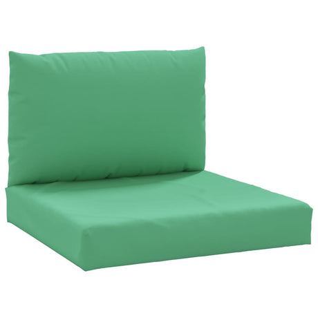 Vidaxl pallepuder 2 st stofgrøn