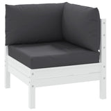 Vidaxl palle puder 3 st oxford stof anthracit