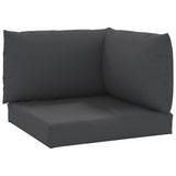 Vidaxl palle puder 3 st oxford stof sort