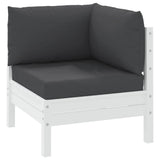 Vidaxl palle puder 3 st oxford stof sort