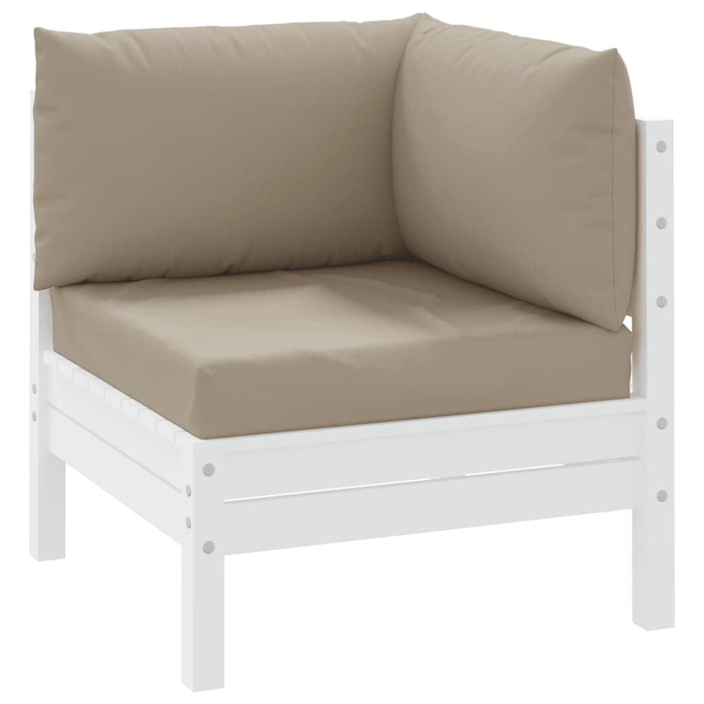 Vidaxl pallepuder 3 st Oxford Fabric Taupe
