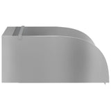 Vidaxl vandfald med LED'er 30x34x14 cm rustfrit stål 304