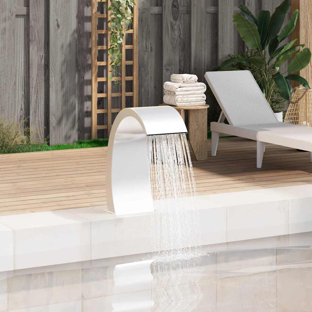Vidaxl Swimming Pool Fountain 22x60x70 cm rustfrit stål 304