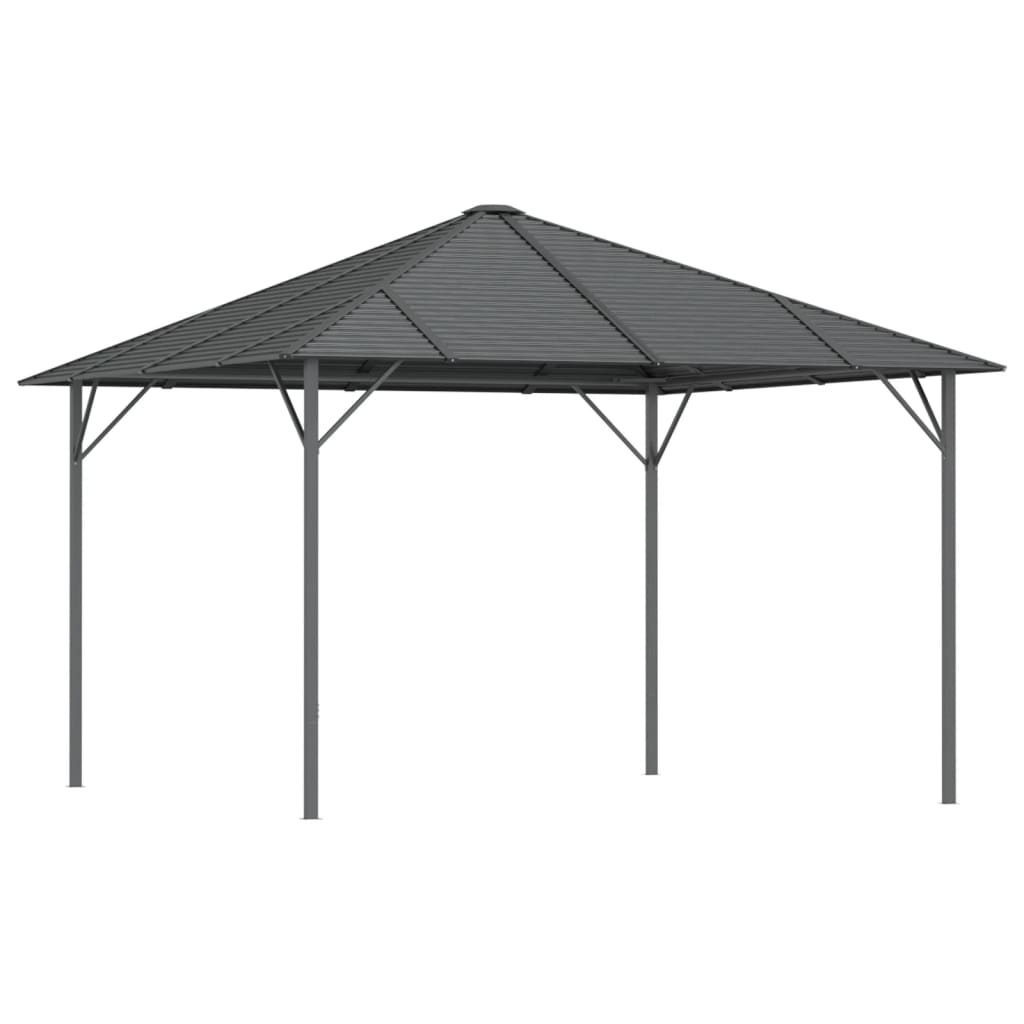 VidaXL Gazebo med tag 3x3 m antracit
