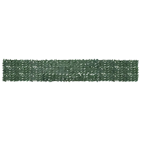 Vidaxl balkonskærm med mørkegrønne blade 500x75 cm
