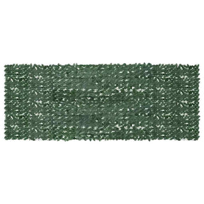 Vidaxl balkonskærm med mørkegrønne blade 400x150 cm