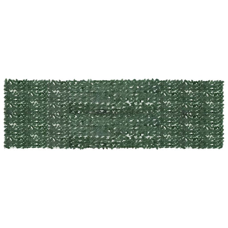 Vidaxxl balkonskærm med mørkegrønne blade 500x150 cm