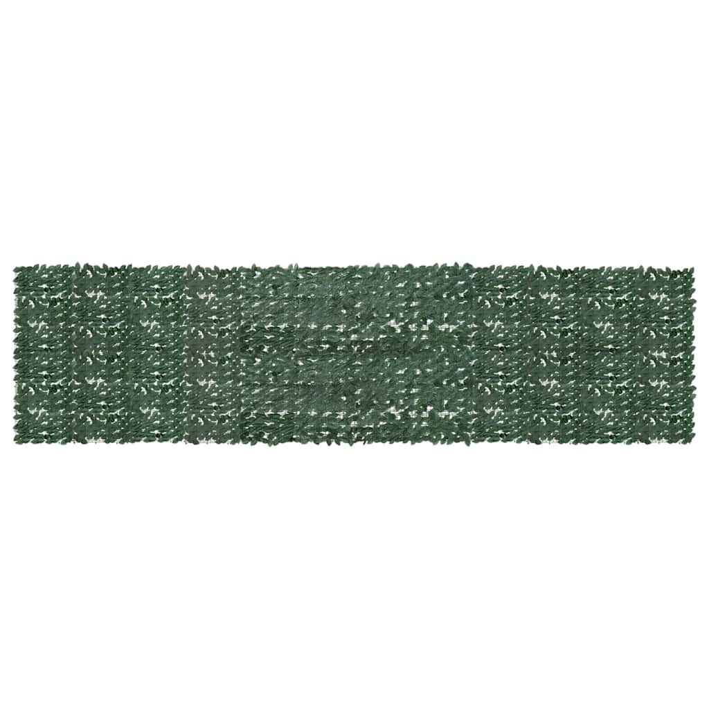 Vidaxl balkonskærm med mørkegrønne blade 600x150 cm