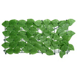 Vidaxl balkonskærm med grønne blade 500x75 cm