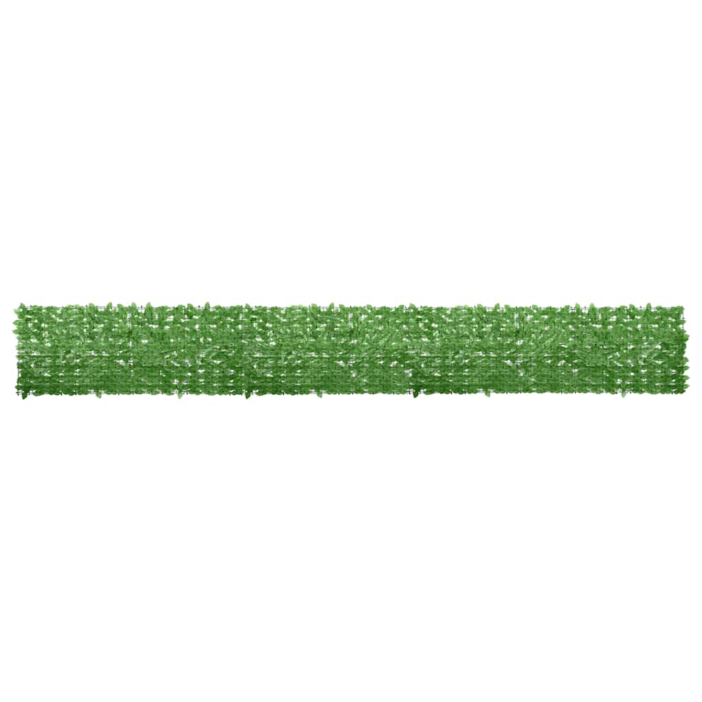 Vidaxl balkonskærm med grønne blade 600x75 cm
