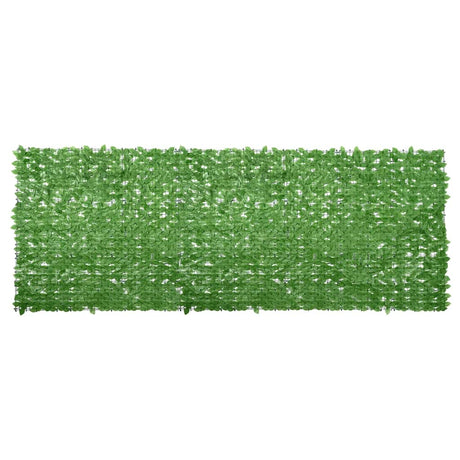 Vidaxl balkonskærm med grønne blade 400x150 cm