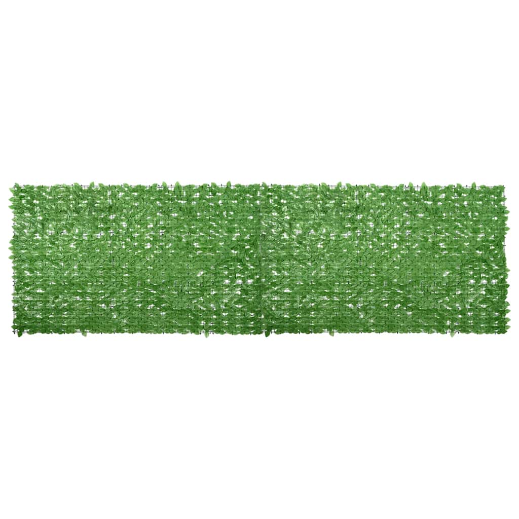 Vidaxl balkonskærm med grønne blade 500x150 cm
