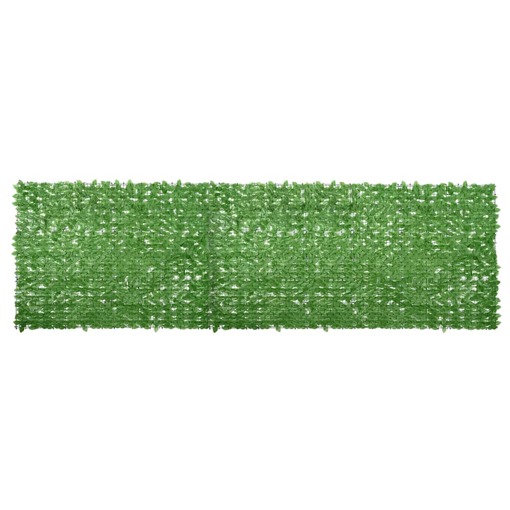 Vidaxl balkonskærm med grønne blade 600x150 cm