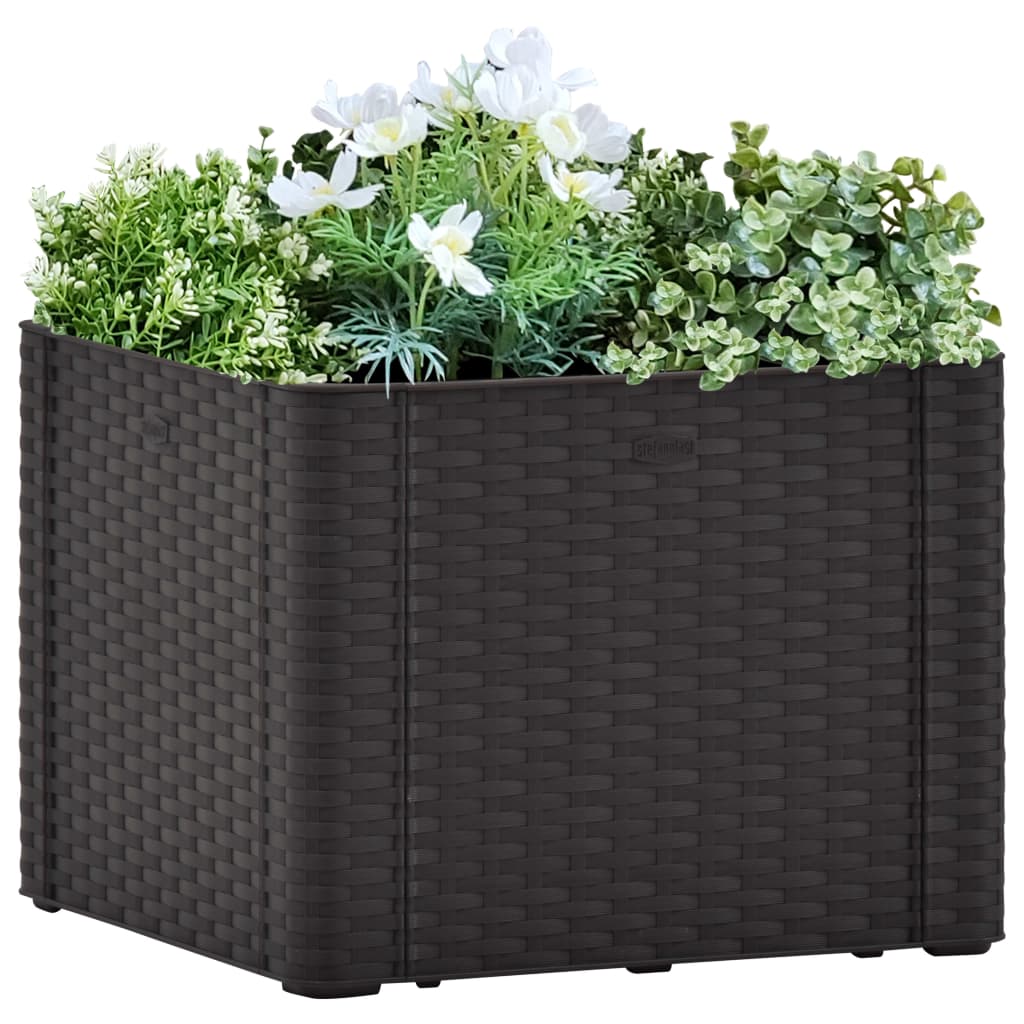 Vidaxl planter højt med selvudviklet system 43x43x33cm antracit