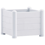 Vidaxl planter hævet 43x43x35 cm pp hvid