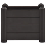 Vidaxl planter hævet 43x43x35 cm pp anthracite