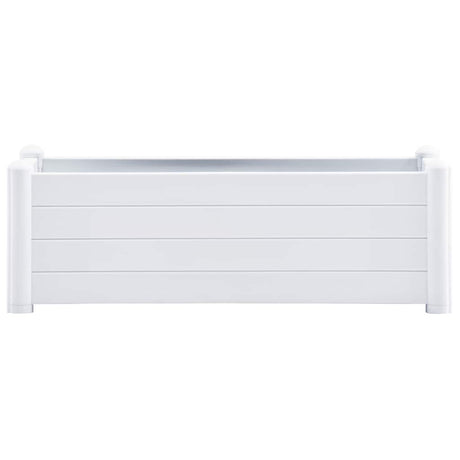 Vidaxl Planning Box hævet 100x43x35 cm pp hvid
