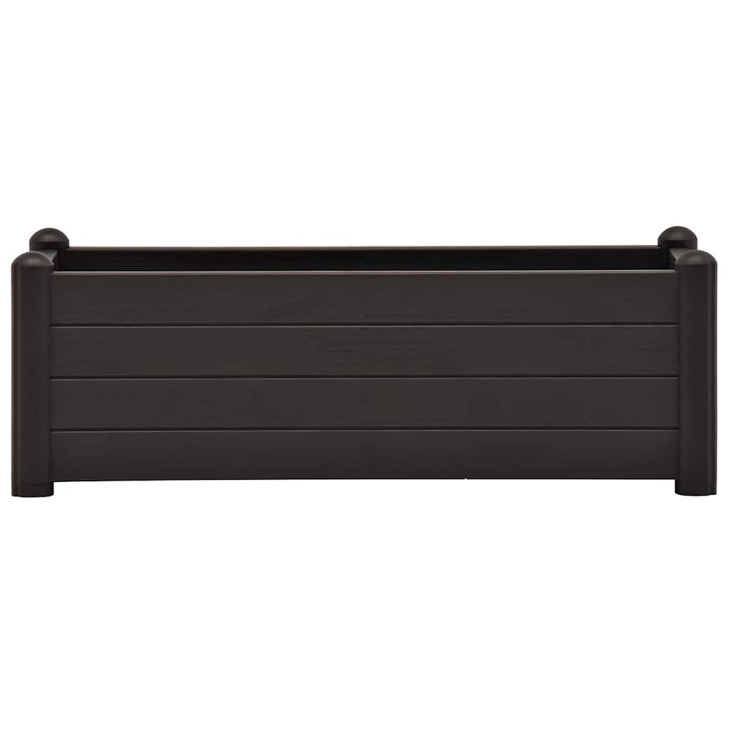 Vidaxl Planter hævede 100x43x35 cm pp anthracite