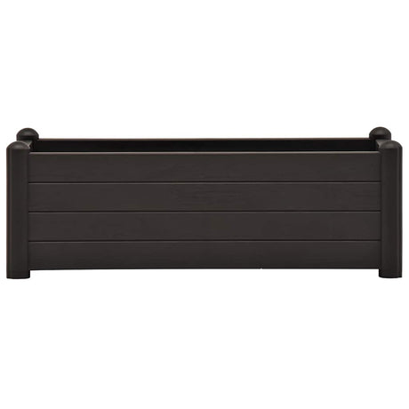 Vidaxl Planter hævede 100x43x35 cm pp anthracite
