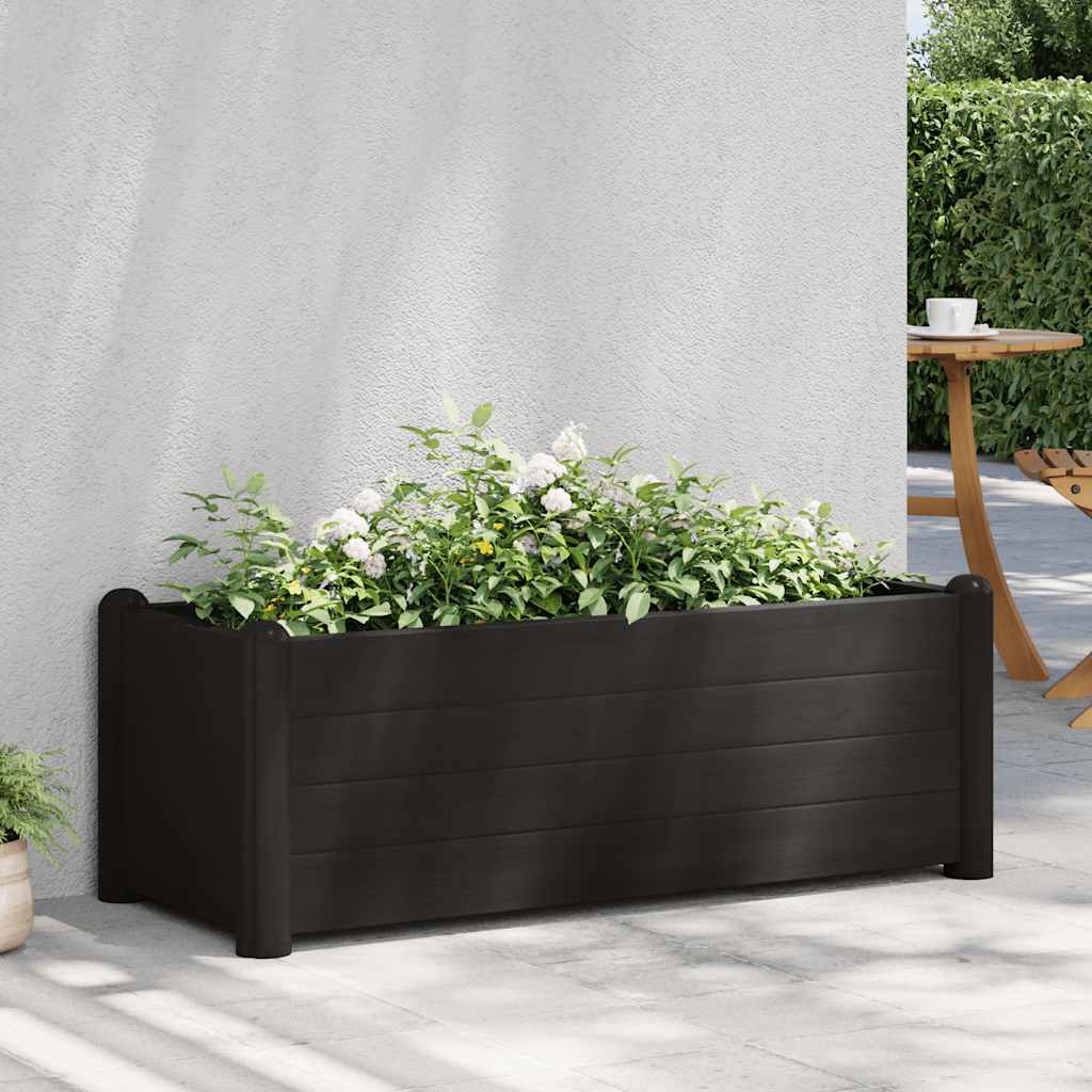 Vidaxl Planter hævede 100x43x35 cm pp anthracite
