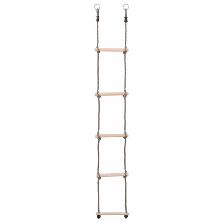 Vidaxl stige med 5 sportsgrene 210 cm solid fyrretræ