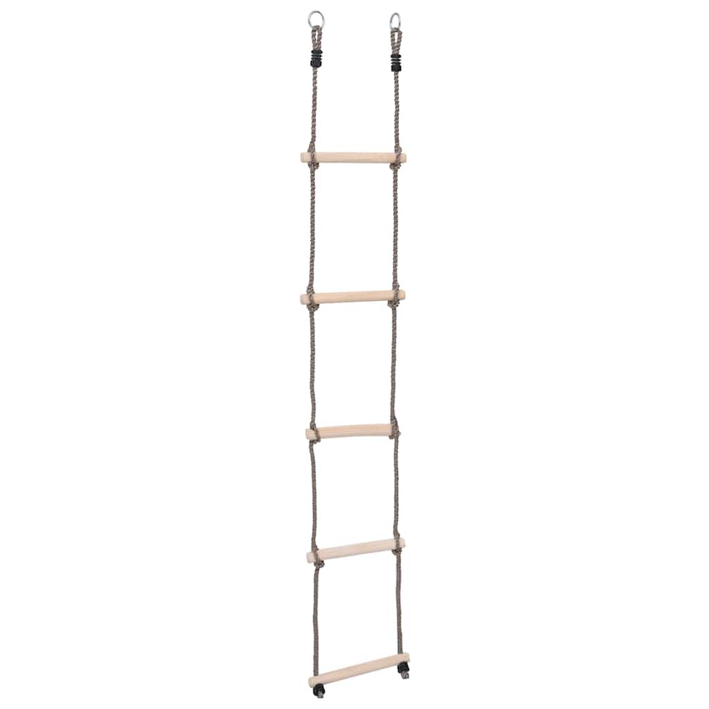 Vidaxl stige med 5 sportsgrene 210 cm solid fyrretræ