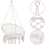 Vidaxl hængende stol 80 cm beige