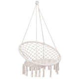 Vidaxl hængende stol 80 cm beige