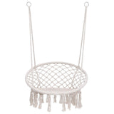 Vidaxl hængende stol 80 cm beige