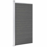 Vidaxl hegnpanel 95x186 cm HKC Gray